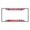 Kansas City Chiefs Chrome and Red Super Bowl LVIII License Plate Frame