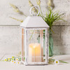 Rustic Table Lantern in Rustic White