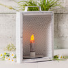 Mantle Light in Rustic White
