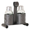 Salt and Pepper Shaker Holder in Smokey Black