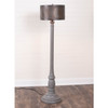 Brinton Floor Lamp in Earl Gray with Metal Drum Shade