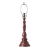 Davenport Wood Table Lamp Base in Rustic Red