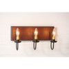 3-Light Vanity Light in Plantation Red