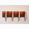 4-Light Vanity Light in Rustic Red