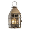 Barn Outdoor Wall Light in Solid Weathered Brass - 3 Light