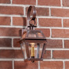 Jr. Town Crier Outdoor Wall Light in Solid Antique Copper - 1 Light