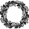Leaf Wreath Metal Wall Art