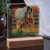 7.25" Quiet Time Quarter Horse Acrylic LED Lighted Night Light