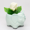Small Elephant Porcelain Planter