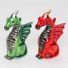 Medieval Dragons Porcelain Salt and Pepper Shakers, Set of 4