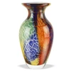 11" Multicolor Art Glass Vase