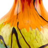 10.5" Mouth Blown Art Glass Urn Shape Decorative Vase