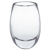 8" Mouth Blown Polish Oval Thick Walled Vase