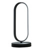 14" Black Metal Desk Led Table Lamp
