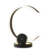 13" Black Contempo Shape LED with USB Desk or Table Lamp