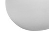 16" Cream Ceramic Round Table Lamp with Cream Drum Shade