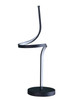 22" Black Bedside Led Table Lamp