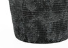 24" Black Ceramic Round Table Lamp with Black Drum Shade