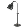 27" Bronze Metal Adjustable Lantern Table Lamp with Bronze Dome Shade
