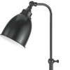 27" Bronze Metal Adjustable Lantern Table Lamp with Bronze Dome Shade