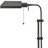 26" Bronze Metal Adjustable Table Lamp with Bronze Rectangular Shade