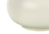 25" Cream Ceramic Gourd Table Lamp with Cream Drum Shade