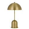 20" Antiqued Brass Metal Novelty Desk Lamp with Antiqued Brass Dome Shade