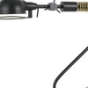 21" Bronze Metal Desk Table Lamp with Bronze Dome Shade