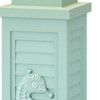 Set of Two 32" Teal Blue Table Lamp with Off White Shade