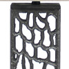 5" x 8" x 28.75" Silver Metal with Multi Mini Grotto Pattern - Table Lamp