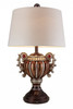 Tall Bronze Urn Shaped Table Lamp