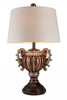 Tall Bronze Urn Shaped Table Lamp
