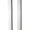 26" Nickel Metal Two Light Desk USB Table Lamp with White Novelty Shade