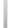 25" Nickel Metal Desk USB Table Lamp with White Shade