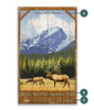 Rocky Mountain National Park Hallett Peak Wall Sign Wood or Metal
