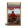 Missouri Fishing Cabin Welcome Wall Sign Wood or Metal