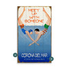 Diving Couple Meet Up With Someone Wall Sign Wood or Metal