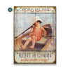 Orcas Island Cabin on the Water's Edge Boating Wall Sign Wood or Metal