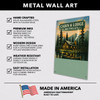 Metal Wall Sign Feature