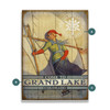 Grand Lake Colorado Ice Sailing Wall Sign Wood or Metal