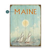 Maine Sailboats on the Water Wall Sign Wood or Metal