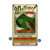 Walleye Fishing Canoe Trips With Expert Guides Wall Sign Wood or Metal