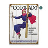 Colorado Skiing for Beginners or Advanced Skiers Wall Sign Wood or Metal