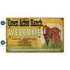 Welcome to the Horse Ranch Wall Sign Wood or Metal