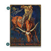 Rodeo Bull Rider Wall Sign Wood or Metal