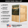 Wood Wall Sign Feature