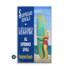 Redondo Beach Surfboard Rentals Lessons Wall Sign Wood or Metal