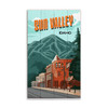 Sun Valley Idaho Mountain Scene Wall Sign Wood or Metal