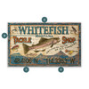 Whitefish Montana Tackle Shop Trout Wall Sign Wood or Metal