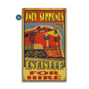 Ride the Rails Train Engineer for Hire Wall Sign Wood or Metal